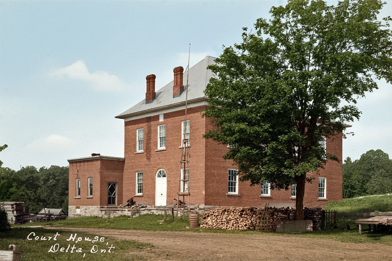 The Old Town Hall, Delta, Ontario, c. 1910